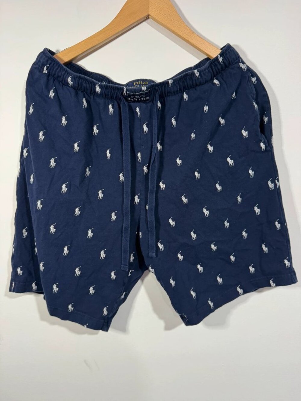 Polo Ralph Lauren Men's All Over Pony Print Cotton Sleep Shorts